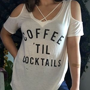 “Coffee Till Cocktails” Tee